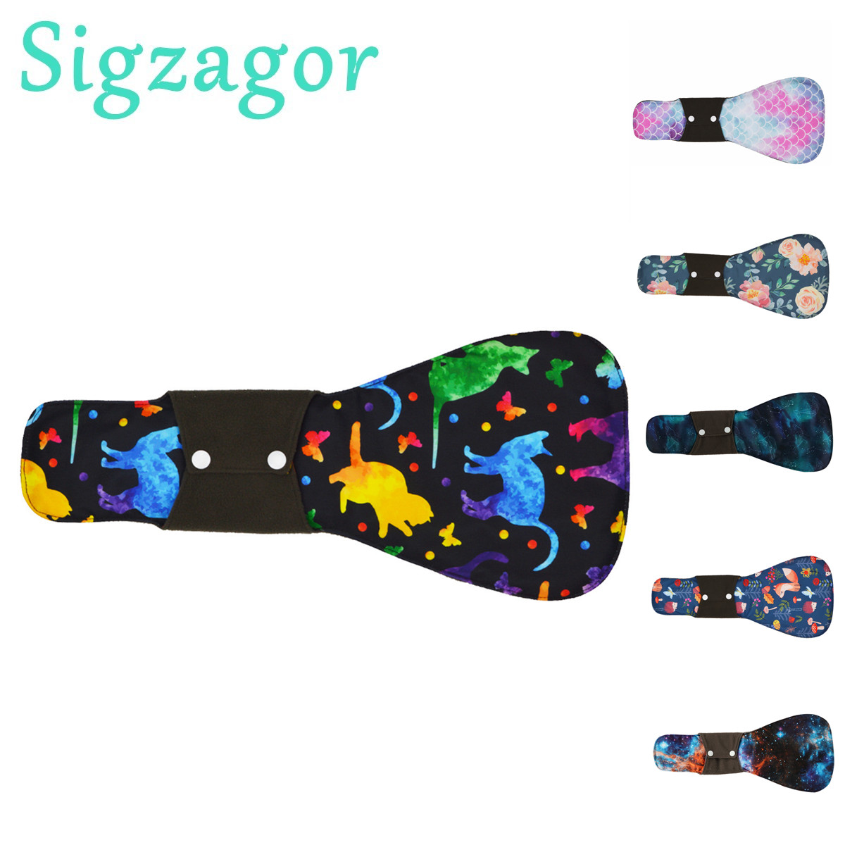 Cloth Pad Reusable - [Sigzagor]1 XXL Doek Maandverband Sanitair Bamboe