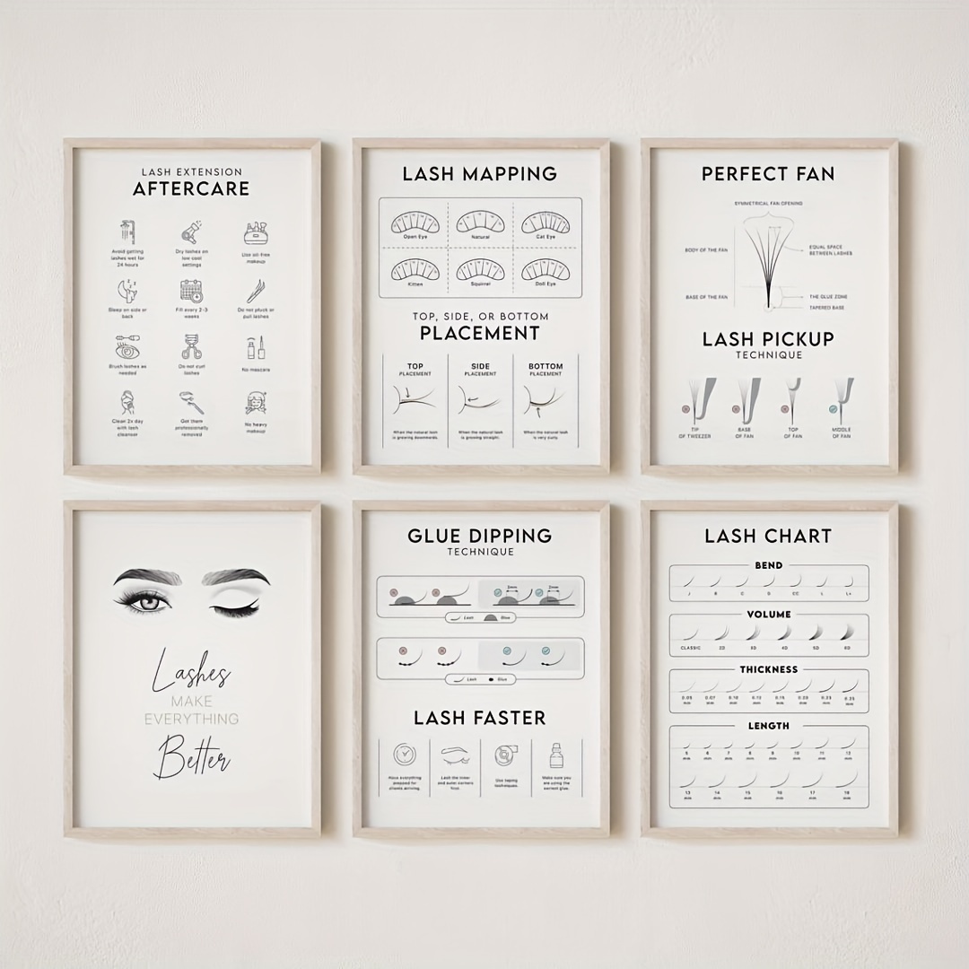 Sustainable Living Guide - 6 stks/set van Wimperverlenging Kaart Canvas