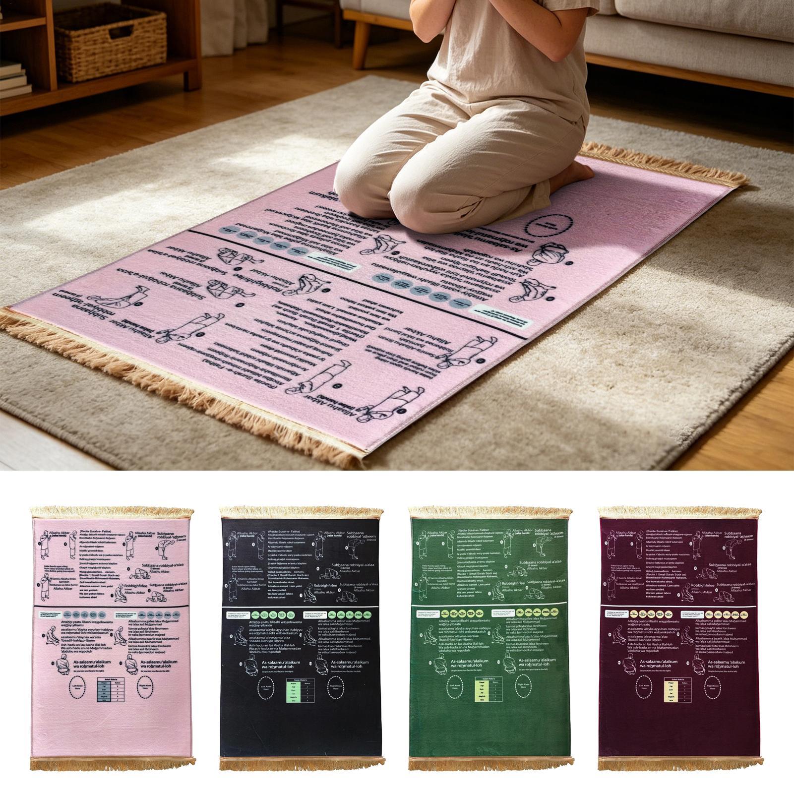Sustainable Living Guide - Gebedsmat 50x90cm Zacht Begeleid Tweetalig Educatief