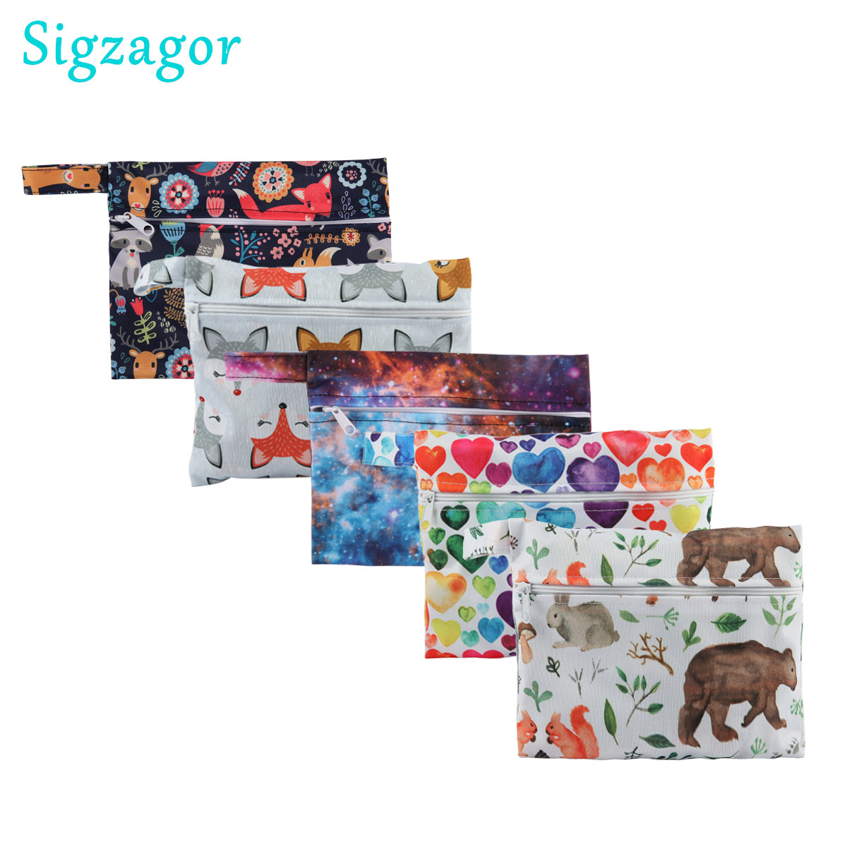 Cloth Pad Reusable - [Sigzagor] 1 kleine mini-natte zak herbruikbaar