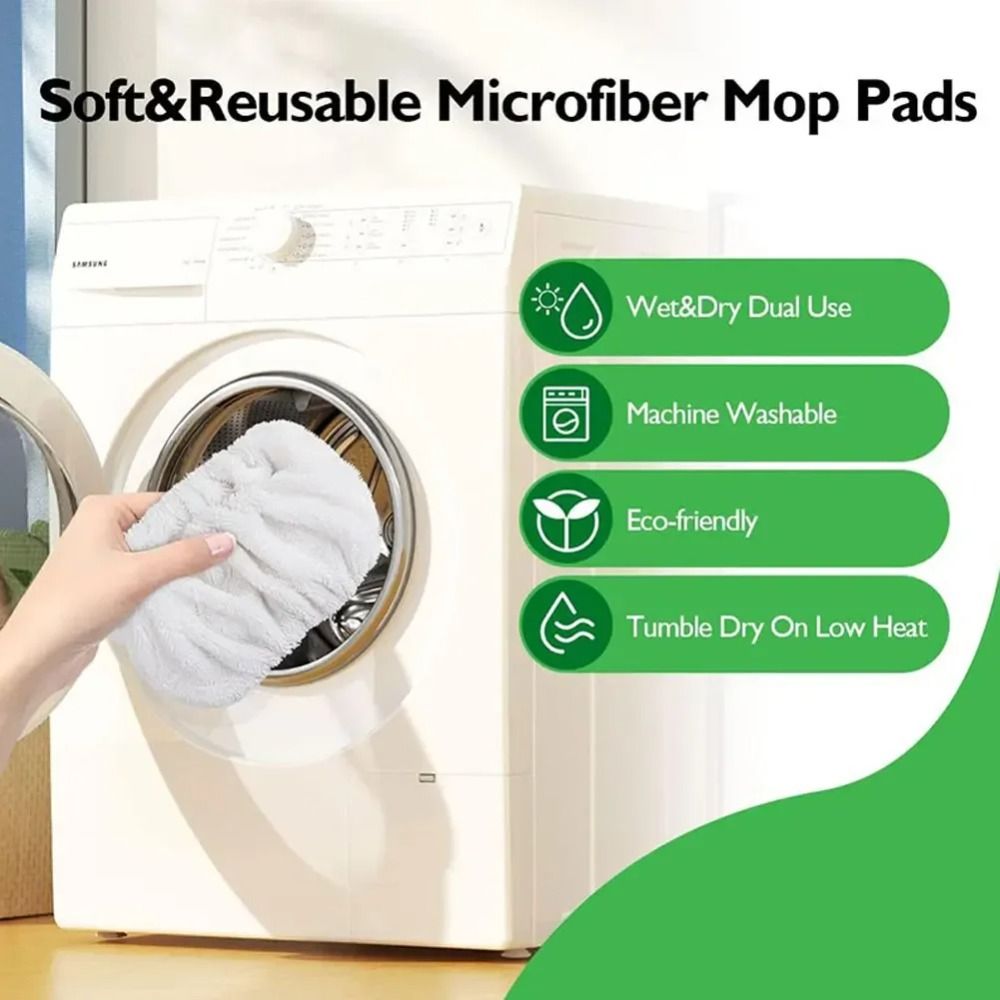1/4 Stuks Platte Mop Hoofd Mic - Cloth Pad Reusable recensie en prijs